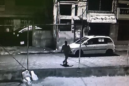 El auto del sospechoso fue interceptado por la Policía cerca del lugar de los hechos.