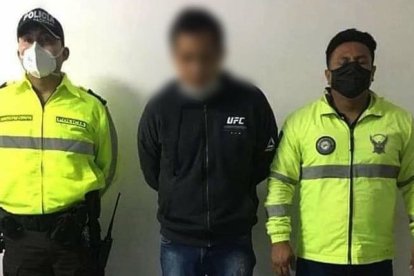 El sospechoso fue detenido al poco tiempo de cometido el hecho en el sur de Quito.