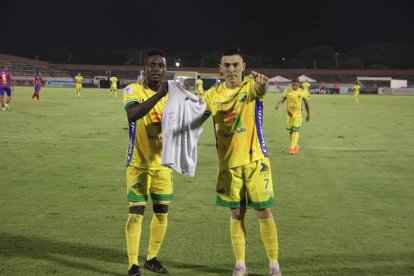 Carlos Moreno actualmente milita en el Atlético Huila de la Serie B de Colombia.