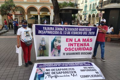 Los allegados de Yajaira Alvarado participaron de la actividad en Guayaquil.