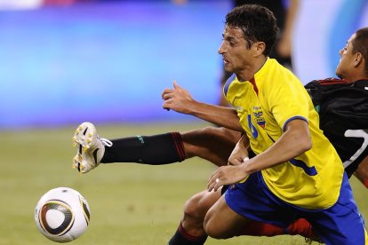 Marcelo Fleitas debutó con la Tricolor ante Perú, en la fecha 13 de las eliminatorias a Sudáfrica 2010.