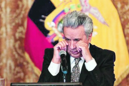El presidente Moreno reconoció que no hubo un manejo adecuado de las dosis Pfizer.