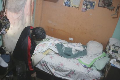 l lodazal también ingresó a las casas de los habitantes del barrio El Molino.