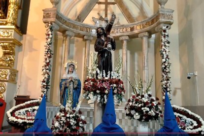 La imagen de Jesús del Gran Poder, cuya advocación fue celebrada ayer.