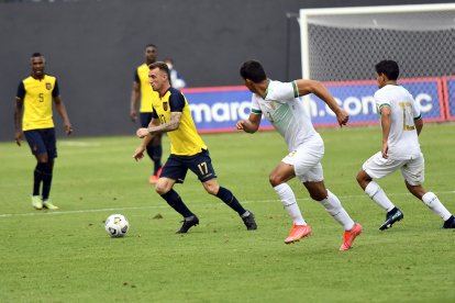 El Kitu Díaz tuvo su primer juego con la Tricolor. Con Gonzalo Plata formó una sociedad que ilusiona