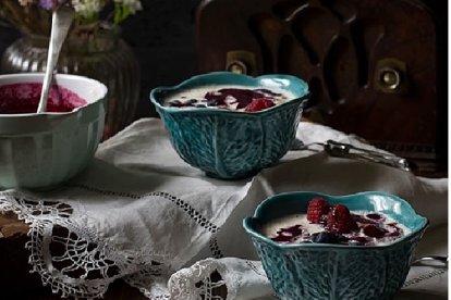 La cebada también se puede usar en postres.