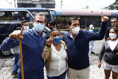 Arauz estuvo en el sur de Quito.