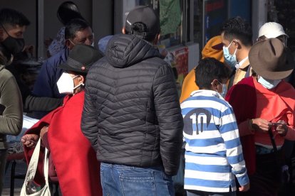 No hubo distanciamiento social en Chimborazo.
