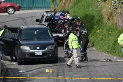 El día de la balacera, los extranjeros pretendieron robarle el carro.