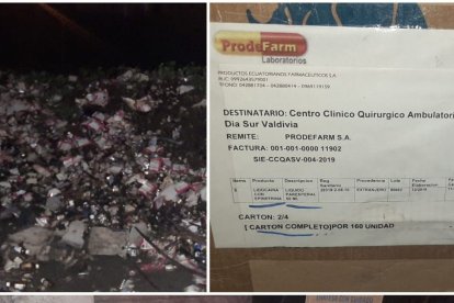 Los medicamentos quemados tienen  como procedencia el Centro Clínico Quirúrgico Ambulatorio Hospital del Día Sur Valdivia.