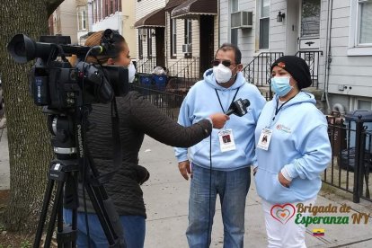 Nancy es muy conocida por las obras sociales que realiza en Norteamérica, una de ellas es su brigada que ayuda a personas con COVID-19.