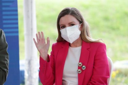 Bernarda Ordóñez, abogada, feminista e investigadora sobre los derechos humanos, en particular los derechos de niñas y mujeres.