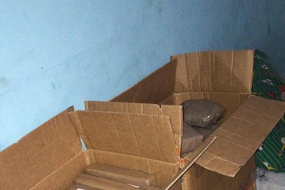 Los paquetes estaban embalados en cajas.