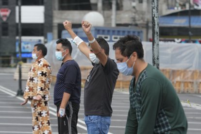 Al día, las doctoras ayudan a cerca de 70 pacientes con la terapia física.