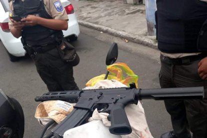 Este fusil habrían utilizado para el crimen.