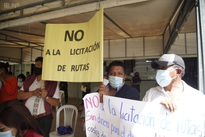 Los transportistas rechazan las licitaciones propuestas por el Municipio de Quito