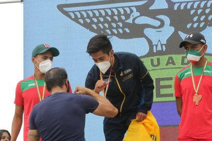 El andarín Jonathan Amores fue el ‘duro’ en la exigente prueba de 50 kilómetros.