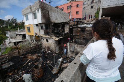 Así quedó la vivienda de la pareja donde residieron más de 30 años.
