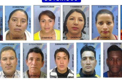 Entre los detenidos tres mujeres y dos hombres.