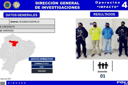 El presunto implicado en el asesinato ha sido detenido.