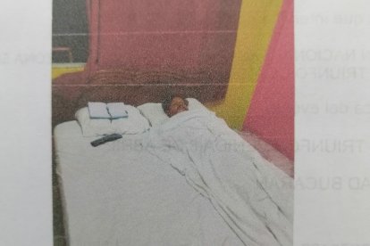 En el expediente constan imágenes de cómo fue hallada la víctima.