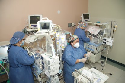 Para la realización del parto se requirió la participación de 40 profesionales.