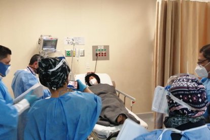 Un día después, Lissa Caiza fue llevada a esa misma casa de salud.