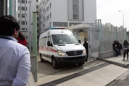 Norma Sinche fue trasladada al Hospital de Calderón, en el norte de Quito, luego del suceso.