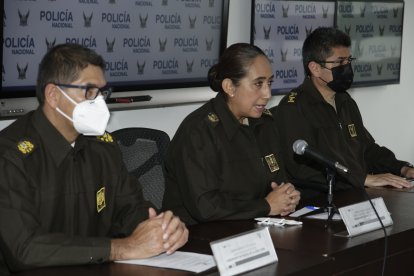 El sargento Jorge Chiliguano murió en la escena del crimen.