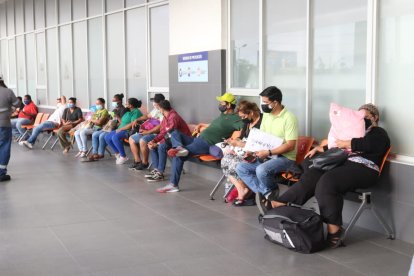 La casa de salud lucía vacía, a pesar que siempre está llena.