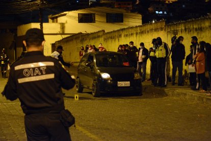 Momento en el que el sospechoso explica a la Policía cómo habrían sucedido los hechos, según él.