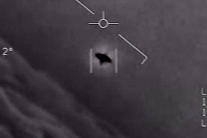 Una de las imágenes captada por pilotos de Estados Unidos.