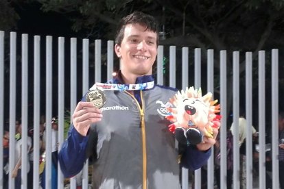Tomás Peribonio logró la medalla de oro en los Juegos Bolivarianos de Santa Marta 2017.