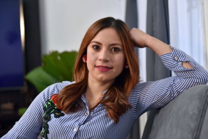 Ella se tuvo que acostumbrar al maquillaje y los vestidos durante el certamen.