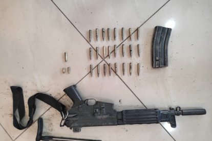 Lo que se decomisó en la 'peni'.