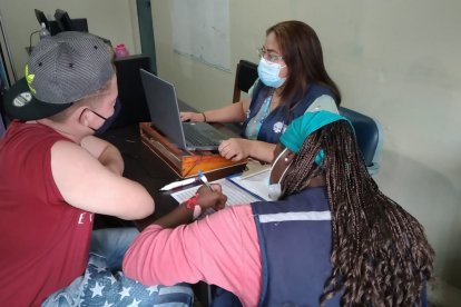 La jornada de vacunación transcurrió con normalidad.