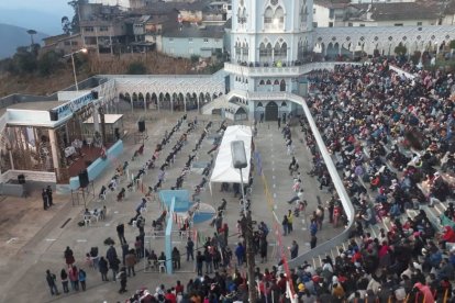 El pasado fin de semana hubo un gran número de asistentes al Campo Mariano, en El Cisne.