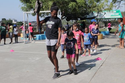 A lanzar se ha dicho. Este es uno de los momentos que más gusta a los ‘pelados’.