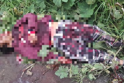 El hombre murió desangrado en un parque del sector.