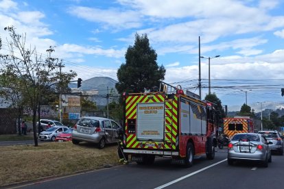 Fue necesaria la presencia de ambulancias de los bomberos para la atención de los heridos.