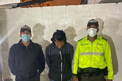 Horas después del crimen, el sospechoso fue detenido.