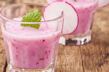 Los jugos detox de rábano están en tendencia.