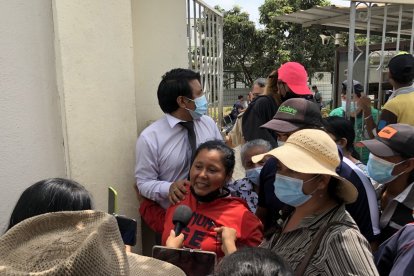 Así se dio la audiencia donde se dejó en libertad a uno de los detenidos.