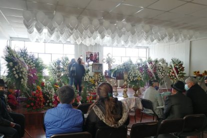 En la ciudad de Quero fueron sepultados Danny Lema y su única hija.
