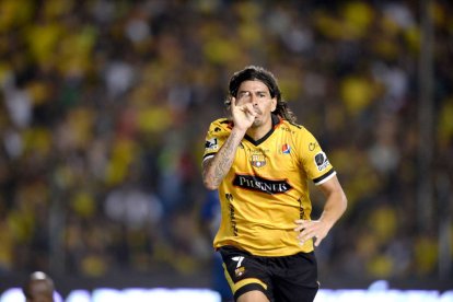 Ismael Blanco le marcó en 4 oportunidades a Emelec, con la camiseta de Barcelona.