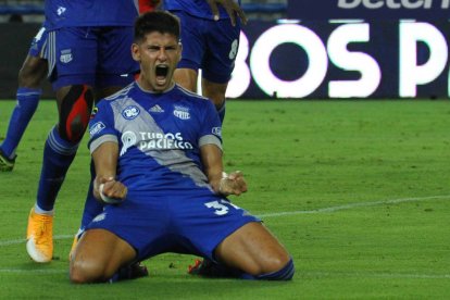 Facundo Barceló suma esta temporada 10 goles con Emelec.