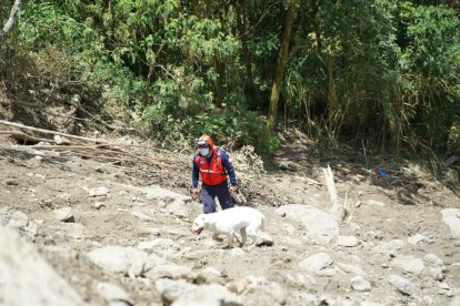 Las lluvias complicaron el rescate en Zamora.