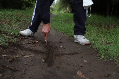 En la antigüedad se encontraban cruces marcadas en el camino.
