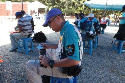Plinio León, otro de los deportistas que se hizo presente.