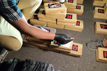 El cargamento fue descubierto tras una operación de la Policía Judicial de Orellana.